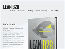 Tablet Screenshot of leanb2bbook.com